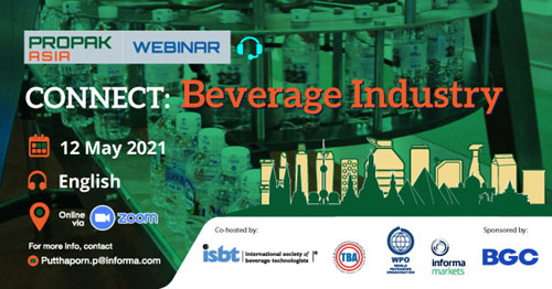 ProPak Asia 2021 - Free webinars about direction of beverage industry from ProPak Asia 2021